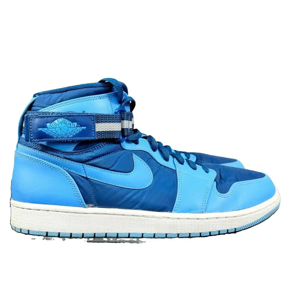Air Jordan 1 Retro High Strap French Blue Sneakers Shoes Men's 13